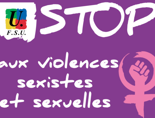 19 et 26 novembre : la FSU engagée contre les violences sexuelles et sexistes