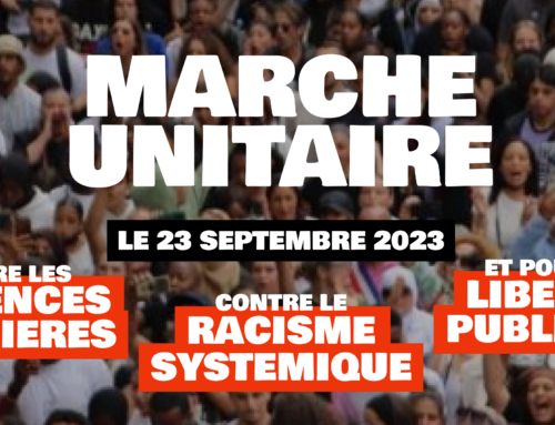 Samedi 23 septembre à Carcassonne contre les violences policières, le racisme systémique et pour la justice sociale